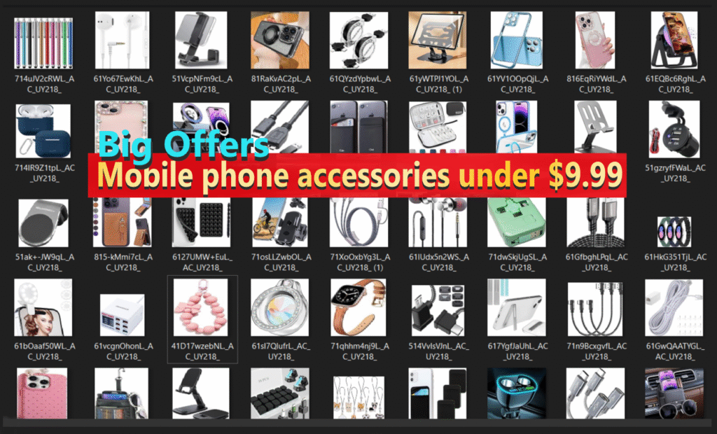 Big Offers Mobile phone accessories under $9.99