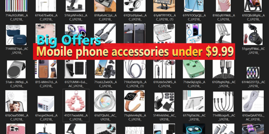 Big Offers Mobile phone accessories under $9.99