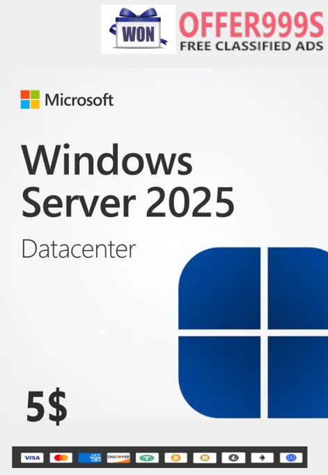 Windows Server 2025 Datacenter Retail Key GLOBAL