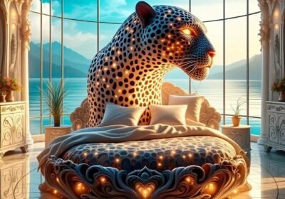 Golden-Leopard-Bedroom