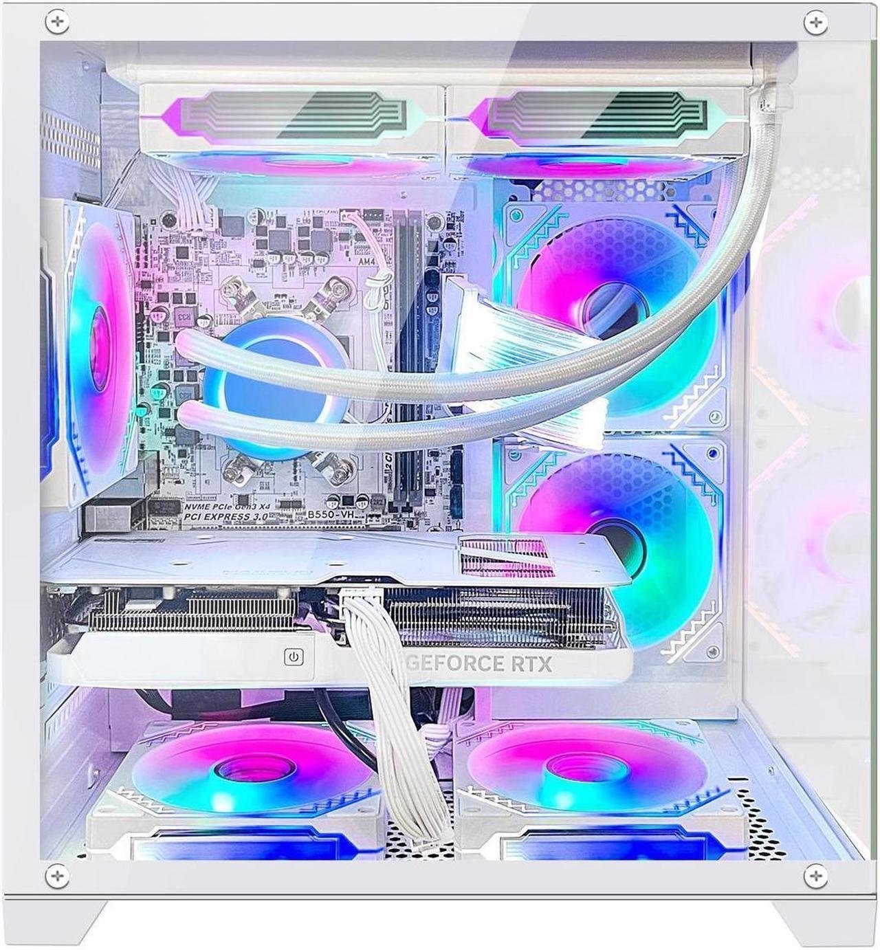 Hoengager Gaming PC -AMD Ryzen 7 5700X 3.4 GHz-RTX 4060 8GB-32GB