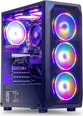 MXZ Gaming PC Computer AMD Ryzen 5 5500 3.6GHz, GeForce GTX